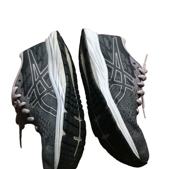 ASICS size 8.5 Gel Excite 7 walking shoe sneaker grey and pink - Picture 3 of 4